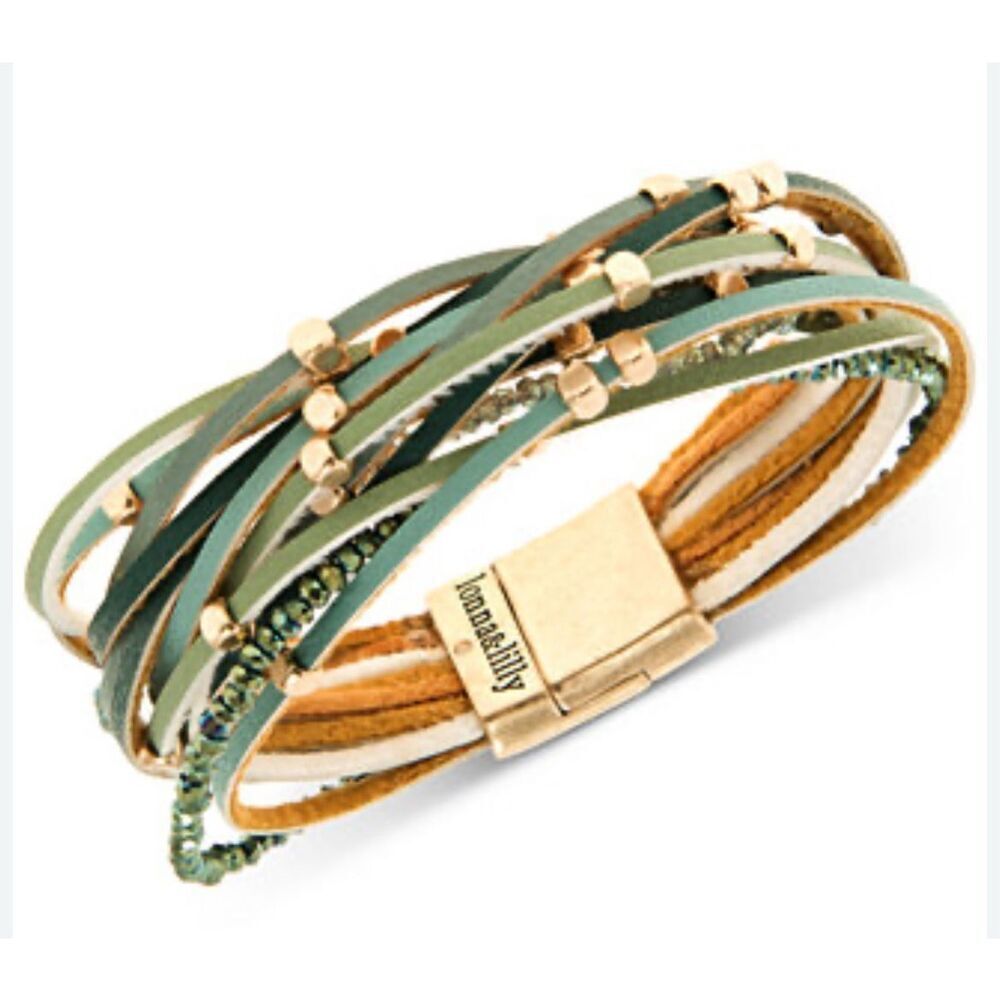 Bundle Sale 3 for $15 | Lonna & Lilly Beaded & Faux-Leather Bracelet